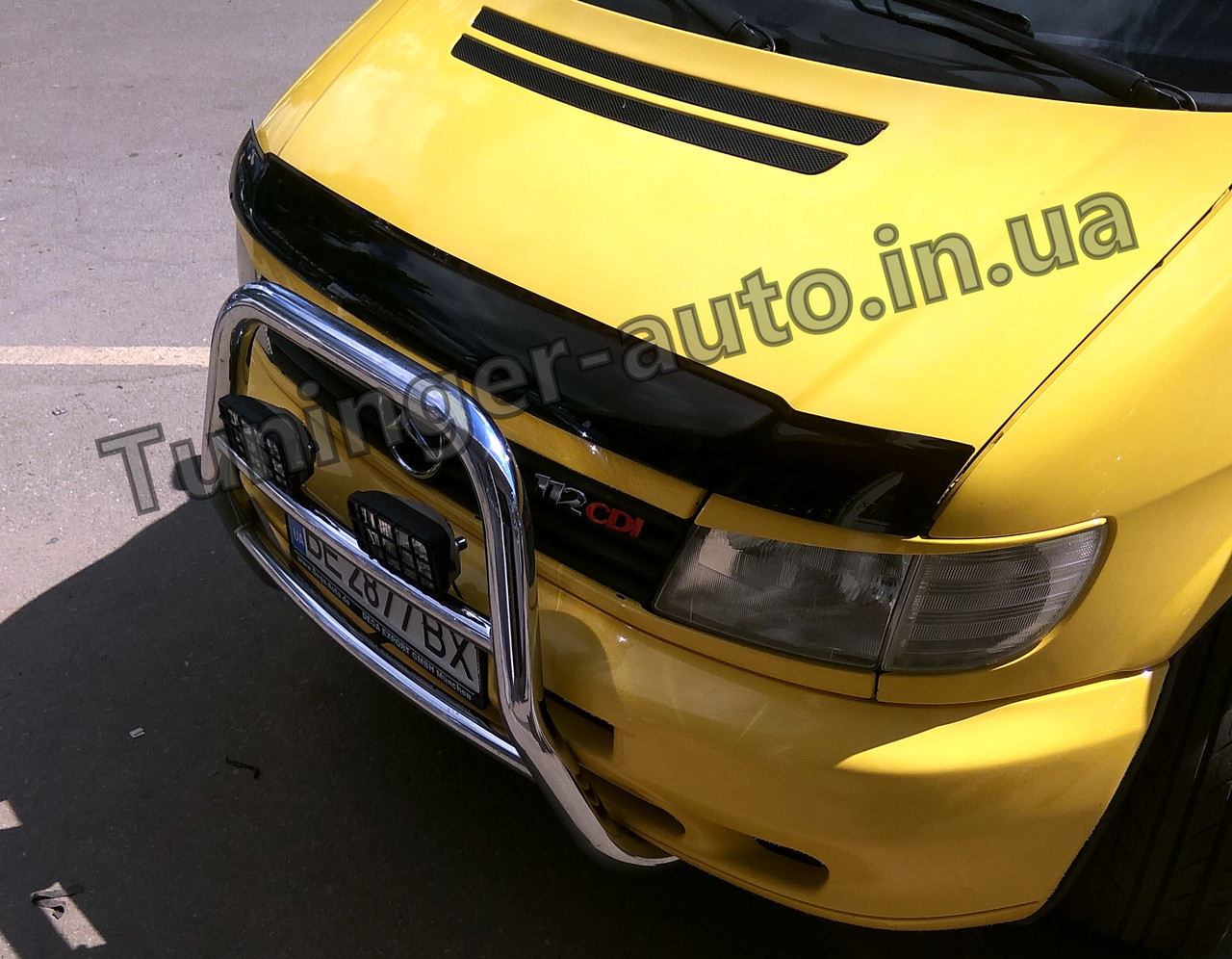 Дефлектор капота (мухобійка) Mercedes Vito W638 1995-2003 (Hic)