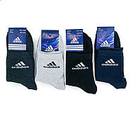 Чоловічі спортивні середні бавовняні шкарпетки Adidas, фото 3