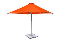 Зонт для кафе 3х3 с клапаном Оранжевый