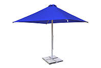 Зонт для кафе 3х3 с клапаном Синий