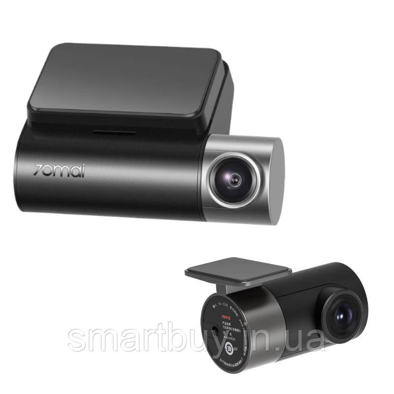 Відеореєстратор Xiaomi 70mai Dash Cam Pro Plus A500s Rear Cam GPS російськомовний (гарантія 12 місяців)