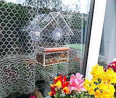 Годівниця для птахів віконна "Теремок", фото 3