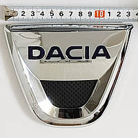 Эмблема Dacia Sandero, Stepway, Duster, Lodgy, Dokker 137х120 мм. перед. хром