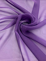 Шифон "Блузковий", колір фіолетовий (ш 145 см) для платтів, блузок, юбок