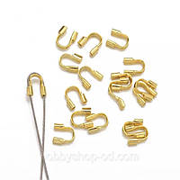 Протектор для захисту ювелірного тросика (ланки) золото 4,5 мм (20 000 шт.)