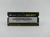 Оперативная память для ноутбука SODIMM Corsair DDR3 8Gb 1333MHz PC3-10600S (CMS08GX3M1A1333C9) Б/У