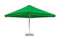 Зонт для кафе 4х4 з клапаном Зелений
