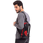 Моторюкзак однолямовий HONDA Scout MS-5481-7 розмір 42х15x7 см Black-Red, фото 7