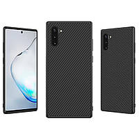 Карбоновий чохол для Samsung Note 10 Nillkin Synthetic Fiber