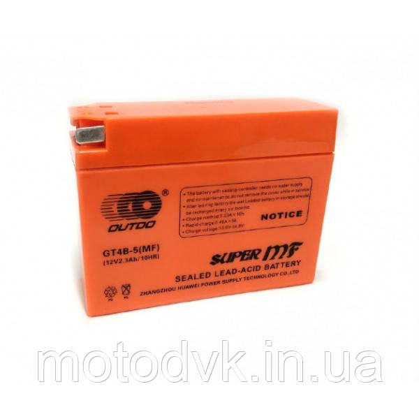 Гелевый аккумулятор 12В 2,3А GT4B-5(GEL) для скутера Yamaha,Suzuki ...