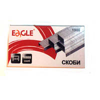 Скобы металические для степлера 1008 24/6 (1000шт/п) Eagle