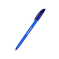 Ручка шариковая Trio UX-104-02, прозрачная синяя