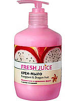 Крем -мило FRESH JUICE 460 г з дозатором франжипані+драконов фрукт