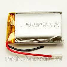 Акумулятор WET 803040 3.7v 1200 mAh