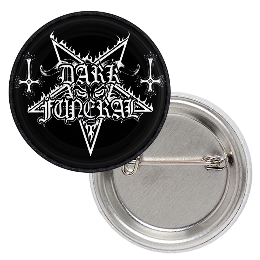 Значок Dark Funeral (white logo)