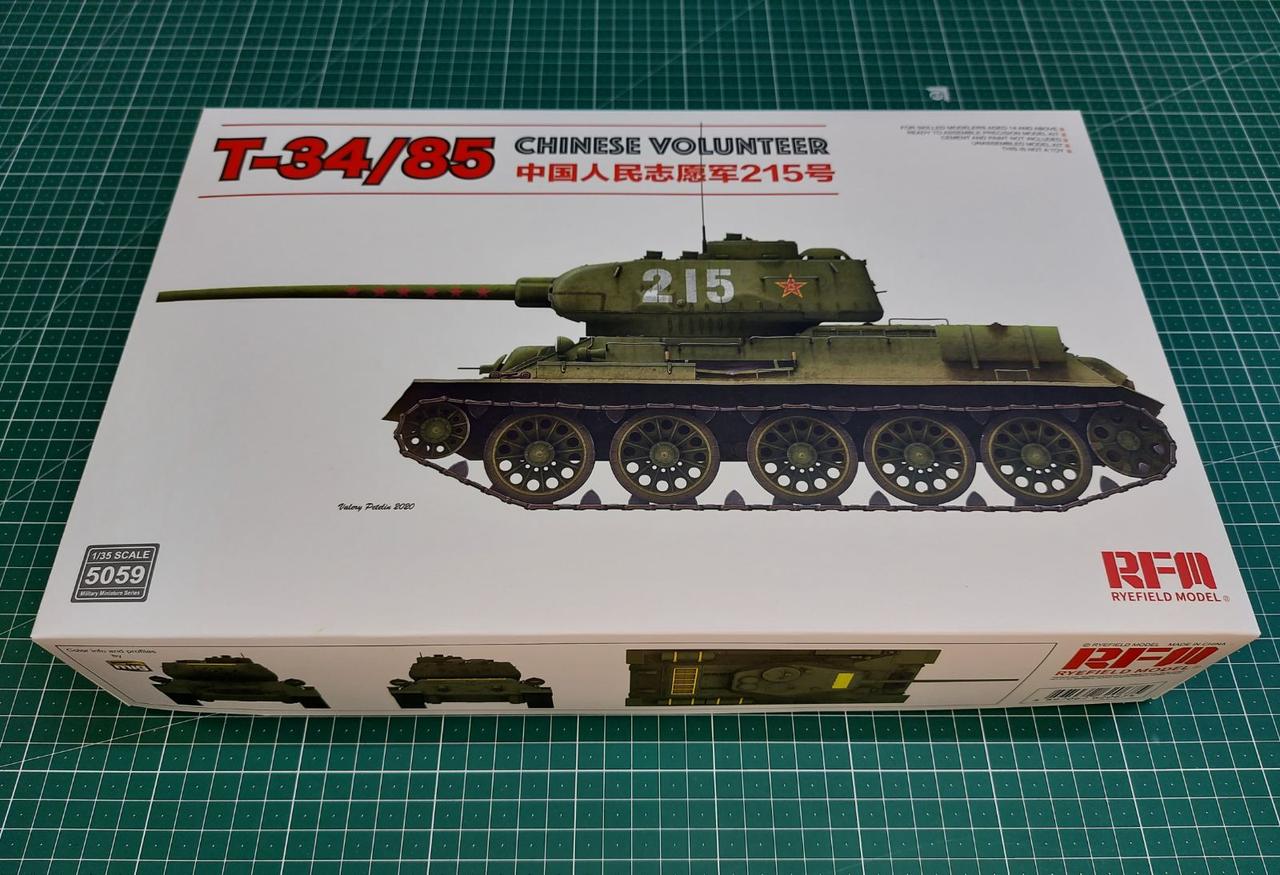 Т-34/85 Корея 1950-1953 р. (УВЗ 1945 Нижній Тагіл). Модель в масштабі 1/35. RFM RM-5059