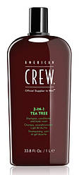 Засіб для догляду за волоссям та тілом 3-в-1 American Crew Classic Tea Tree 1000 мл