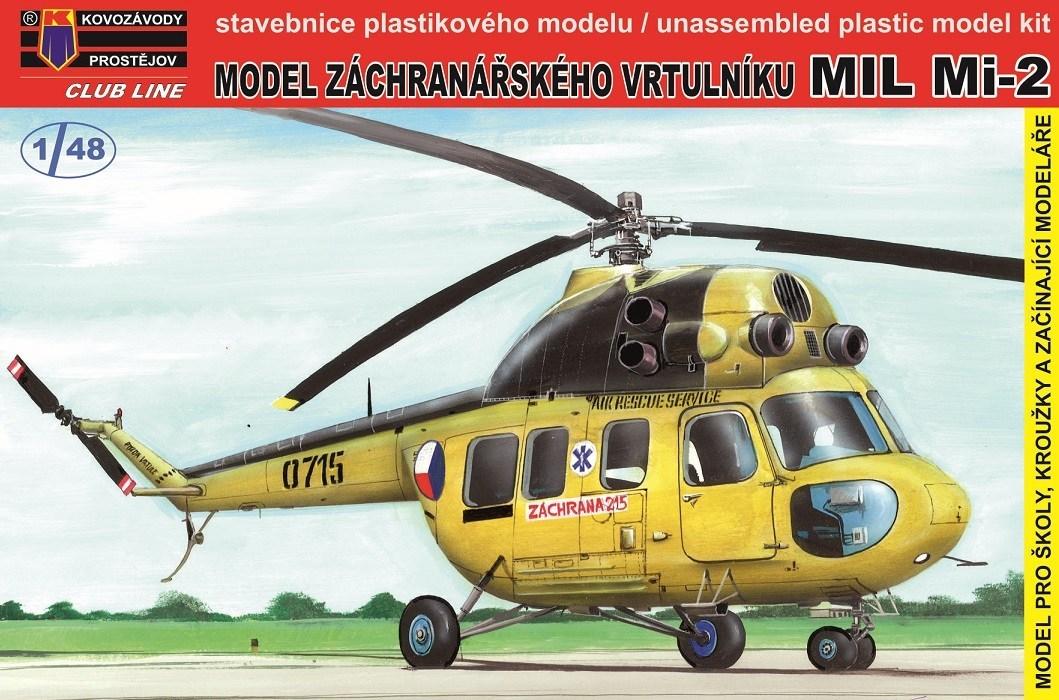 Пластикова модель 1/48 Kovozavody Prostejov 4801 радянський вертоліт Мі-2, фото 1