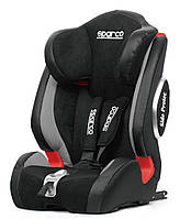 Автокрісло Sparco isofix 1+2+3 (9-36кг) чорно - сіре SP F1000KI-G123GR