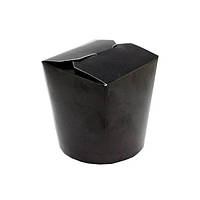 Коробка паперова чорна для локшини 750 мл, Ø95мм h95 мм (арт. 11955)
