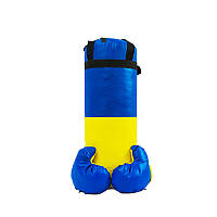 Дитячий Боксерський набір "Ukraine" середній груша для боксу боксерські рукавички бокс