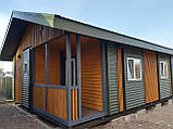 Дачний будиночок 6м*8,5 м включаючи терасу, фото 2