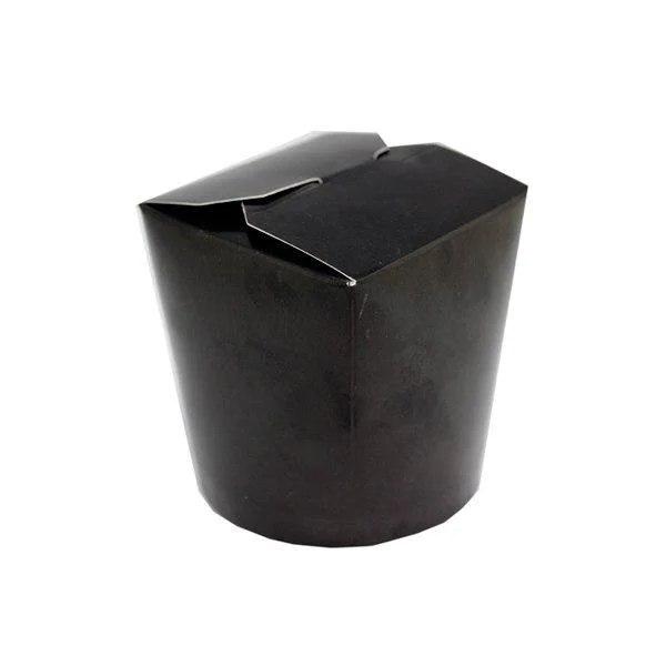 Коробка паперова чорна для локшини 500 мл, Ø82мм h90 мм (арт. 11954)