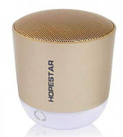 Портативна акустична Bluetooth колонка Hpestar H9 (золота)