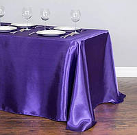 Скатерть на стол праздничная 150х120см | Фиолетовый