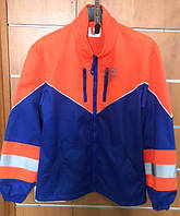 Сигнальный рабочий костюм Лидер, сине-оранжевого цвета