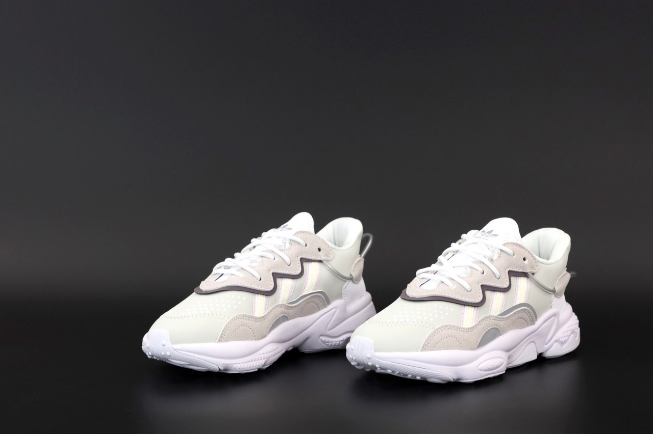 Білі жіночі Кросівки Adidas Ozweego