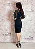 Жіноче плаття з трикотажу Poliit 8798 чорний 38, фото 10