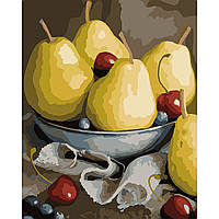 Картина по номерам Натюрморт с грушами , 40*50 см., SANTI