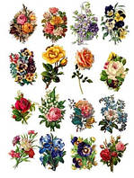 Набір для творчості наклейки декоративні Квіткові