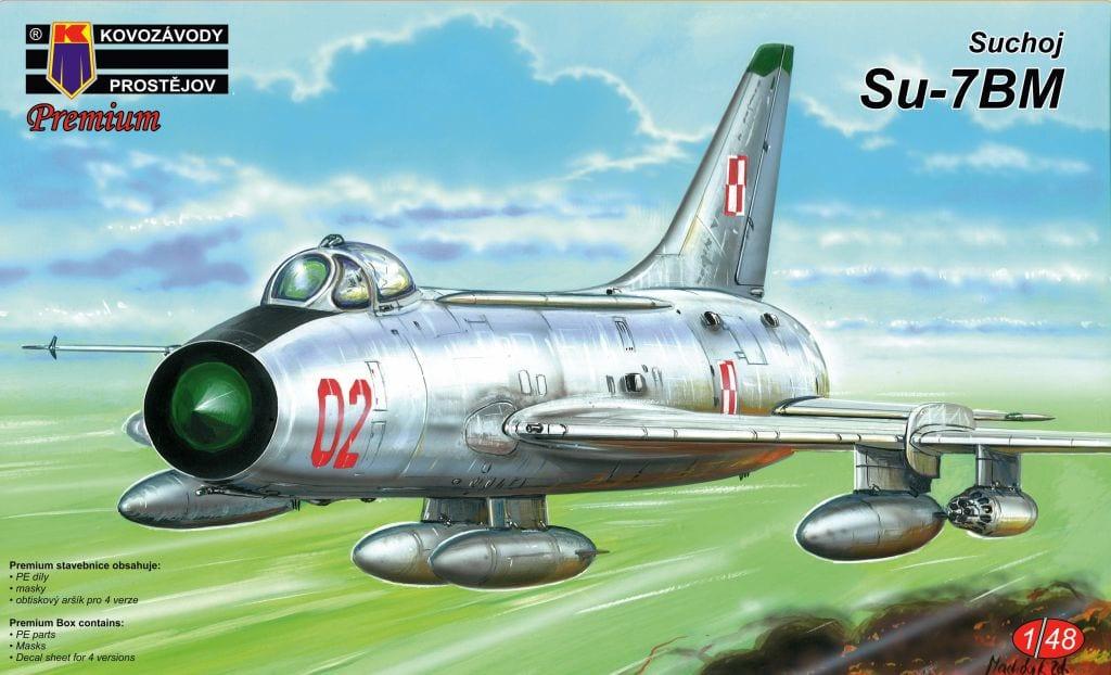 Пластикова модель 1/48 Kovozavody Prostejov 4804 радянський винищувач-бомбардувальник Сухой СУ-7 БМ, фото 1