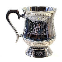 Бронзовий кухоль кольоровий із малюнком