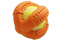 Игрушка AnimAll GrizZzly теннисный мяч 9673 S 9х9х9см оранжевый