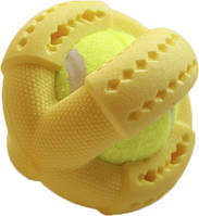 Игрушка AnimAll GrizZzly теннисный мяч 9666 S 9х9х9см жёлтый