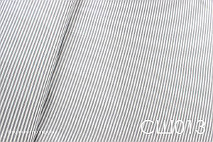 Тканина сатин Полоска сіра 5 мм ЗАЛИШОК 0,6 м