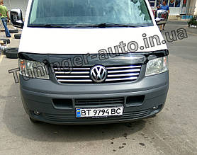 Хром накладка на решітку радіатора Volkswagen Transporter T5 2003-2010 (Туреччина)