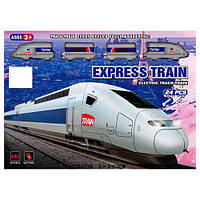 Залізниця на бат-ці,локомотив 2шт,9см,,вагони 2шт,станція,в кор-ці,44,5х33х5см №JHX2014-07