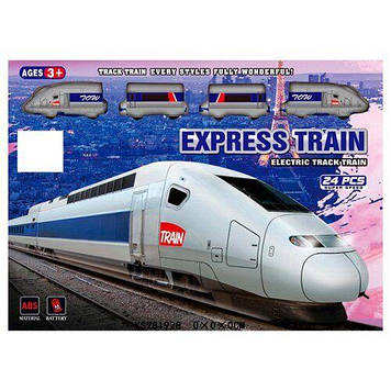 Залізниця на бат-ці,локомотив 2шт,9см,,вагони 2шт,станція,в кор-ці,44,5х33х5см №JHX2014-07