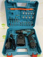 Акумуляторний шуруповерт Makita DF330D + набір інструментів : 12V : 2A.h