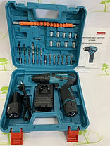 Акумуляторний шуруповерт Makita DF330D + набір інструментів : 12V : 2A.h, фото 2