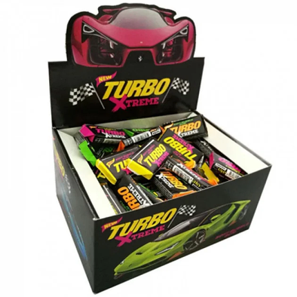 Жувальна гумка turbo xtreme блок 100 шт. / оригінальний подарунок друзям, фото 4