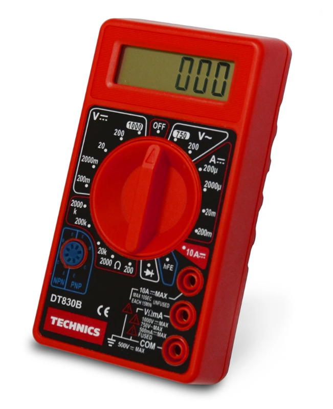Мультиметр Technics DT830B цифровий 6 функцій (46-820)