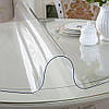 Скатертина м'яке силіконове скло захист для столу і меблів Soft Glass (1.1х1.4м) товщина 1.5 мм Прозора, фото 4