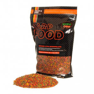 Пелети ТехноКарп Method & PVA Micropellets Fruit & Fish Mix 700g