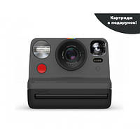 Камера моментальной печати Polaroid Now Black + Набор бумаги в Подарок!