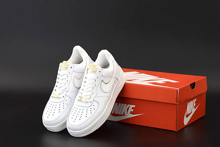 Жіночі кросівки найк Nike Air Force. Білі. ТОП репліка ААА классу, фото 2